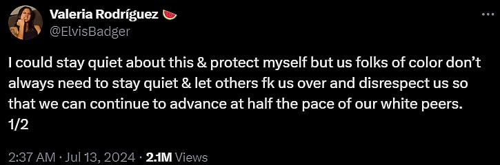 Valeria Rodríguez (@ElvisBadger) on X