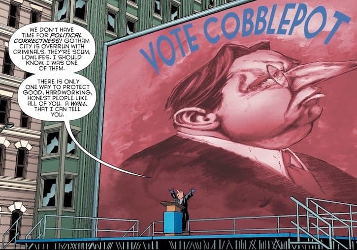 Catwoman: Election Night Penguin is Trump