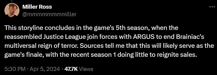 Archive link: Miller Ross on X