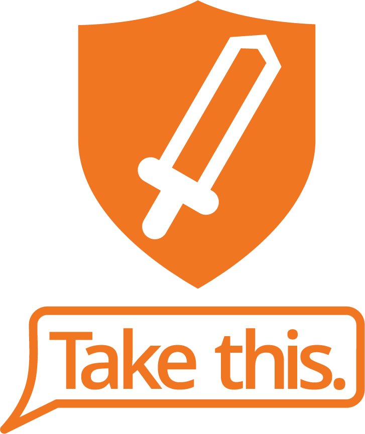 The official logo of the Take This non-profit organization
