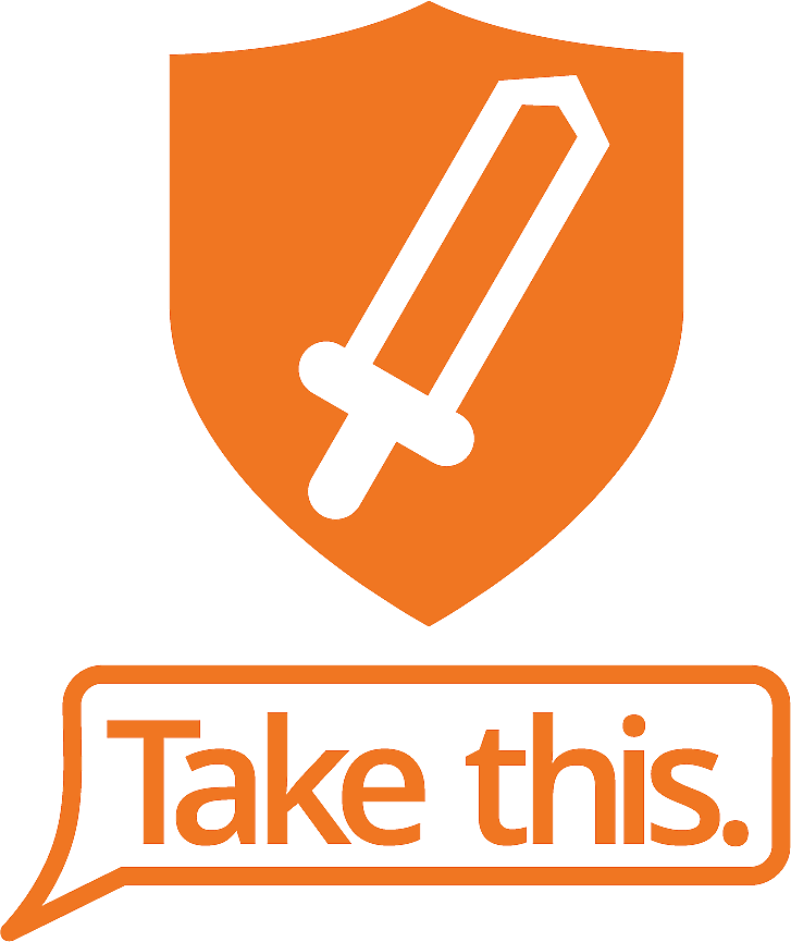 The official logo of the Take This non-profit organization
