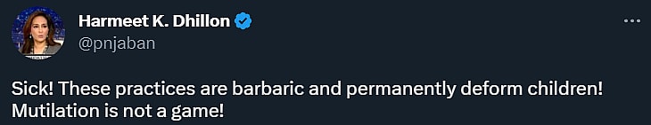 Harmeet K. Dhillon condemns The Sims 4 adding top surgery scars as "sick" and "mutilation" via Twitter