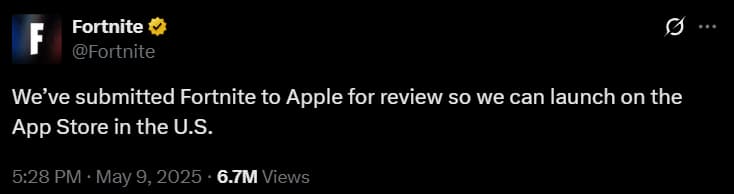Fortnite on X