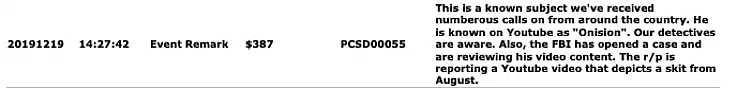Police Log Confirms YouTuber James “Onision” Jackson Currently Under Investigation by FBI
