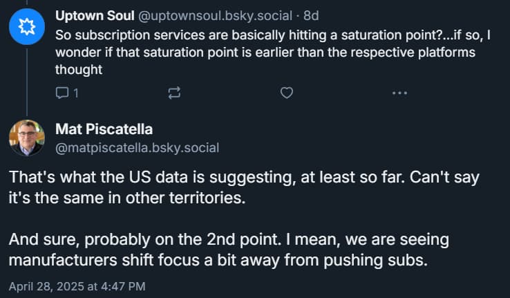 uptownsoul and Mat Piscatella on BlueSky