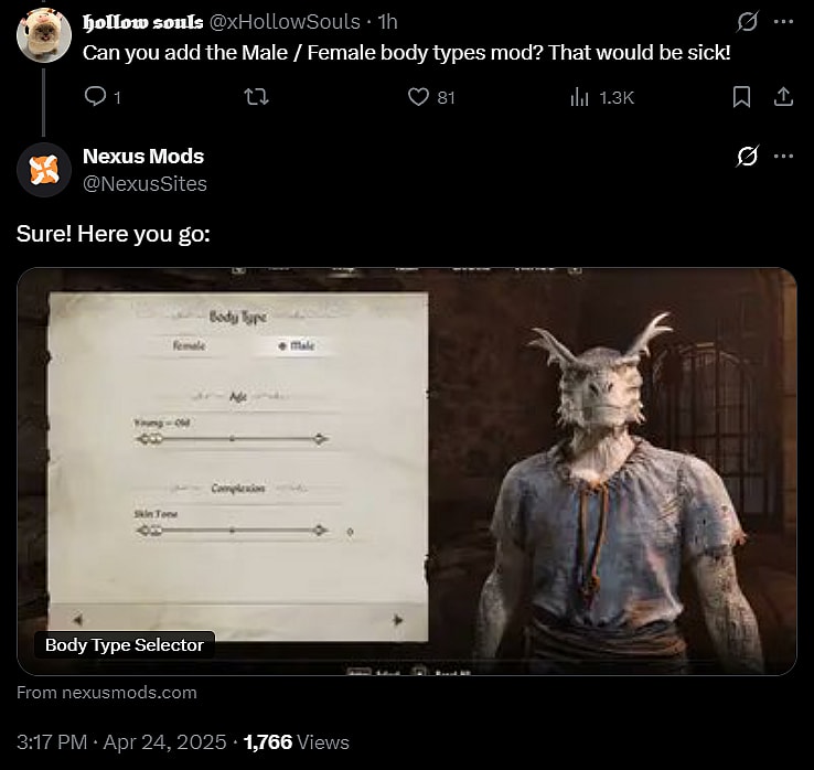 xHollowSouls and Nexus Mods