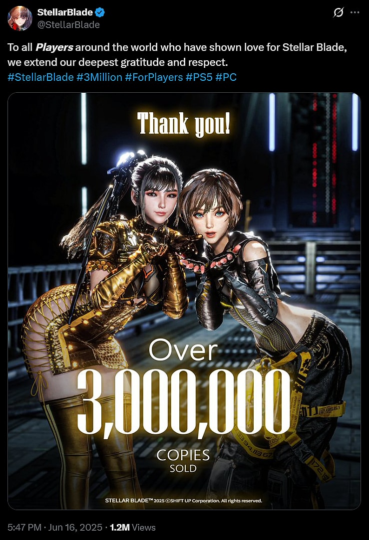 Stellar Blade on X
