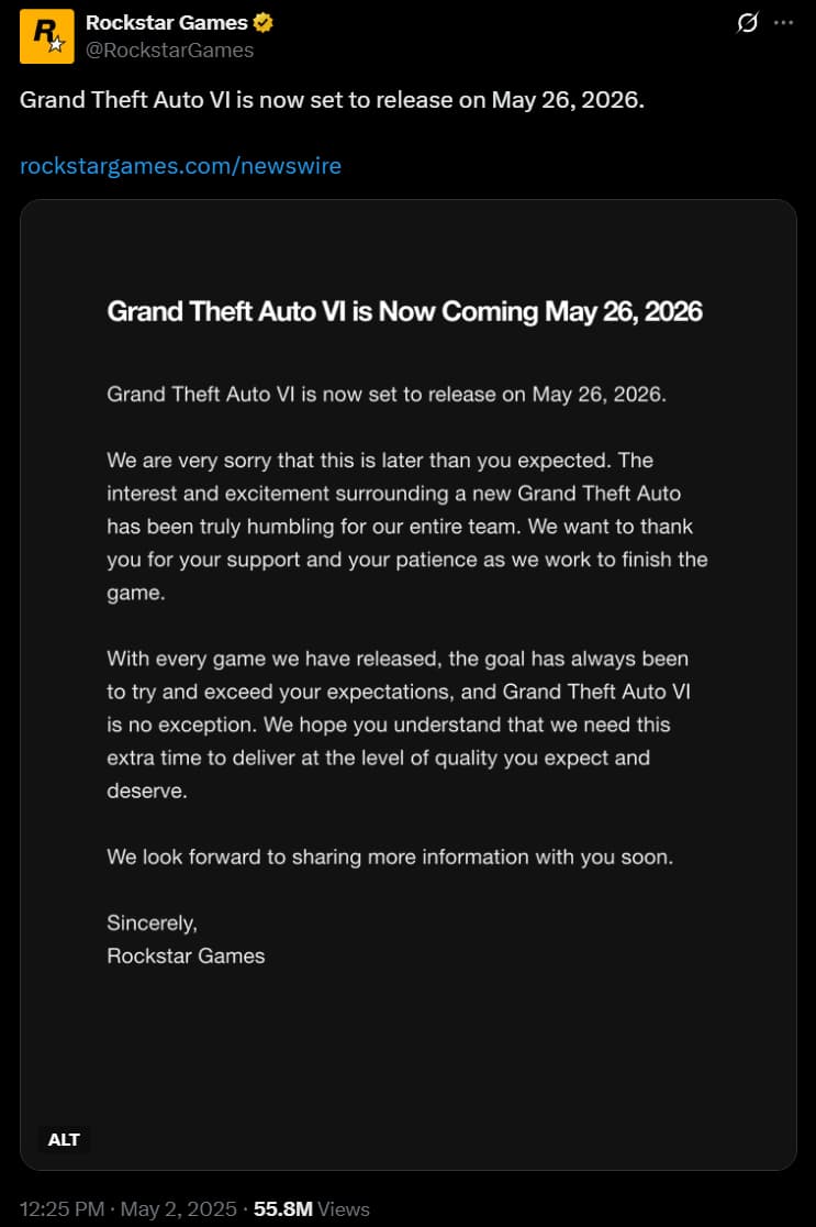 Rockstar Games on X