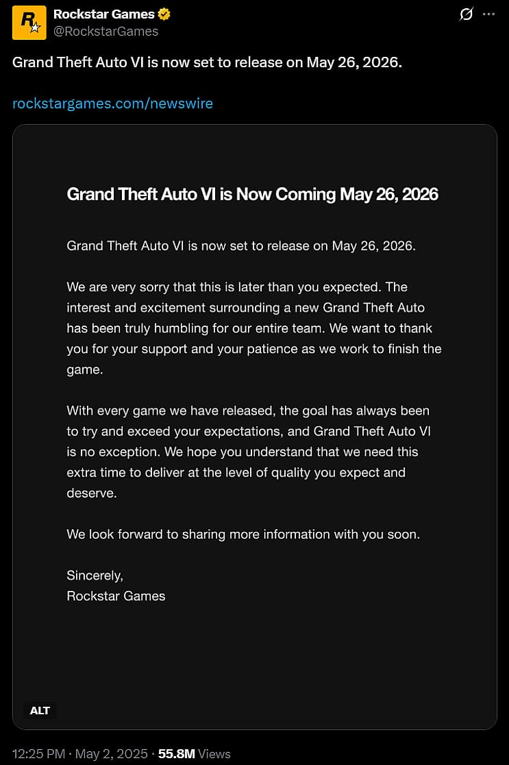 Rockstar Games on X