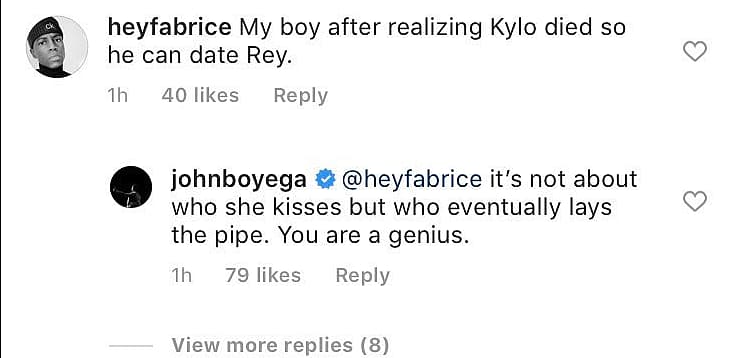 John Boyega Ignores Social Media Attempts to Shame Him for Sexual Star Wars Shipping Joke