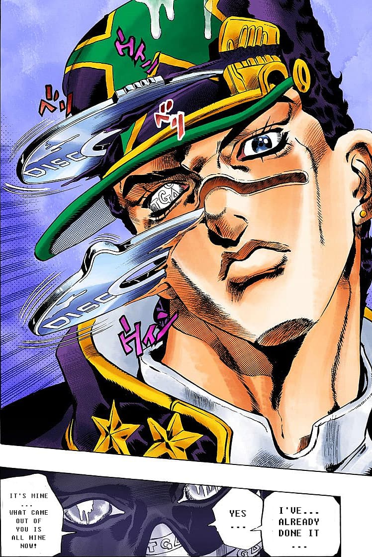 Jotaro Joestar's Stand stolen by Enrico Pucci and Whitesnake in JoJo's Bizarre Adventure Part 6