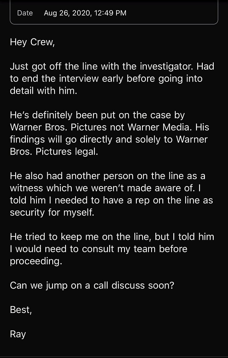 Cyborg Actor Ray Fisher Responds to Warner Bros.'s Statement on Justice League Misconduct Accusations