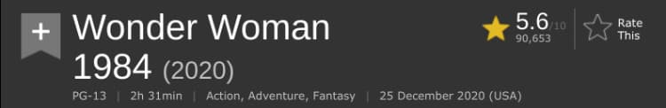 Screenshot 2020-WW84 IMDb score
