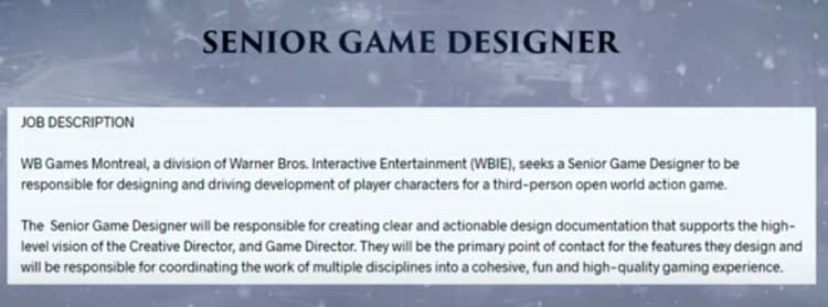 WB Montreal Job Listing-Superman