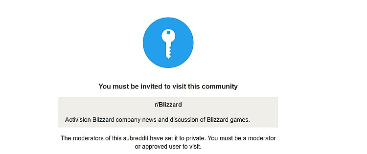 Blizzard Subreddit