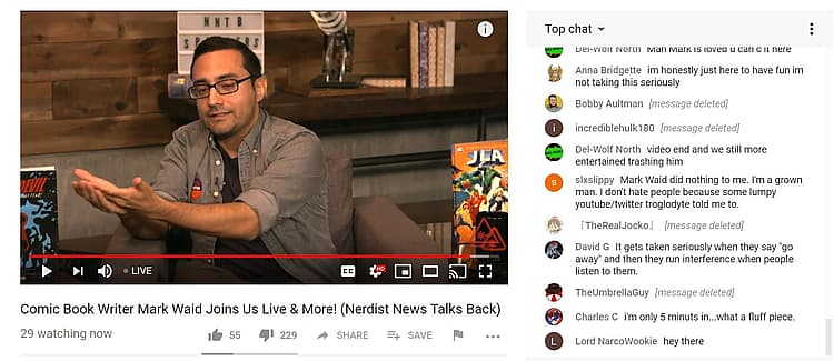 Nerdist Censorship