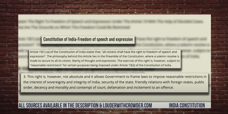 Stephen Crowder points out Parag Agrawal's hypocritical free speech double-standard on Louder With Crowder, YouTube