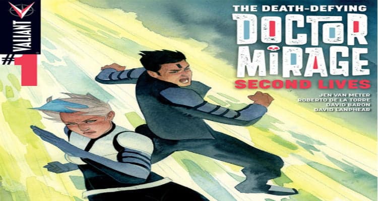 Death Defying Doctor Mirage: Second Lives Cover by Kevin Wada