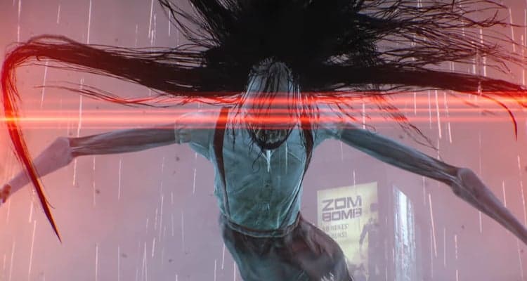 A ghost lashes out at Akito (Kensuke Nishi) in Ghostwire: Tokyo (2022), Bethesda Softworks