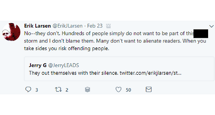 Erik Larsen Twitter