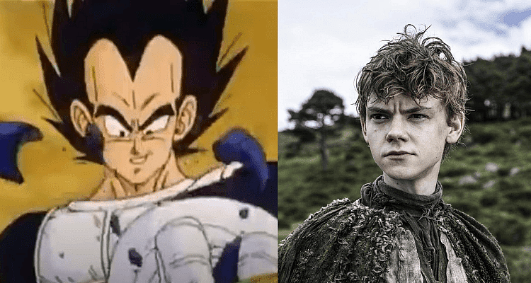 Artist Turns Game of Thrones Actor Thomas Brodie-Sangster Into Dragon Ball's Vegeta