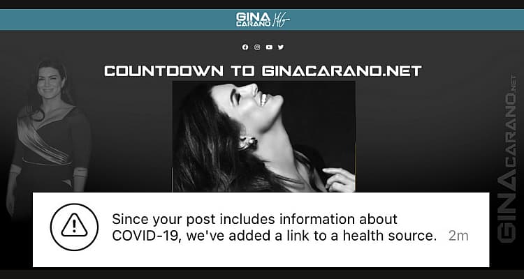 Instagram Begins Automatically Labeling Gina Carano Content With Warning Regarding COVID-19