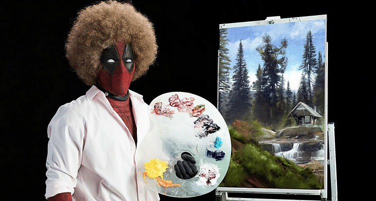 Deadpool Bob Ross