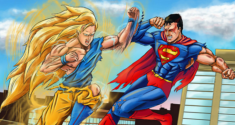 Goku vs Superman