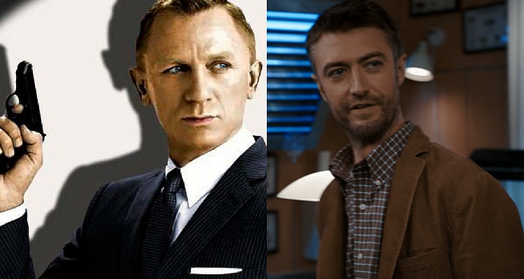 James Bond and Sean Gunn
