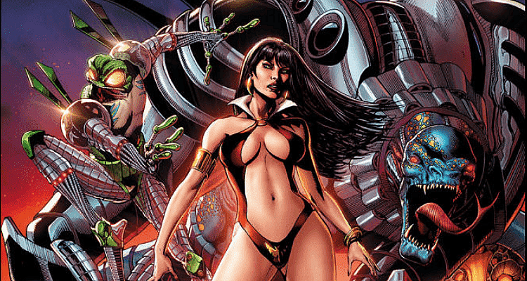 Vampirella Cyberfrog and Salamandroid