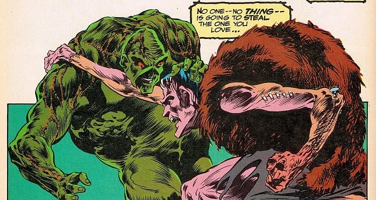 Swamp Thing and Frankenstein by Bernie Wrightson