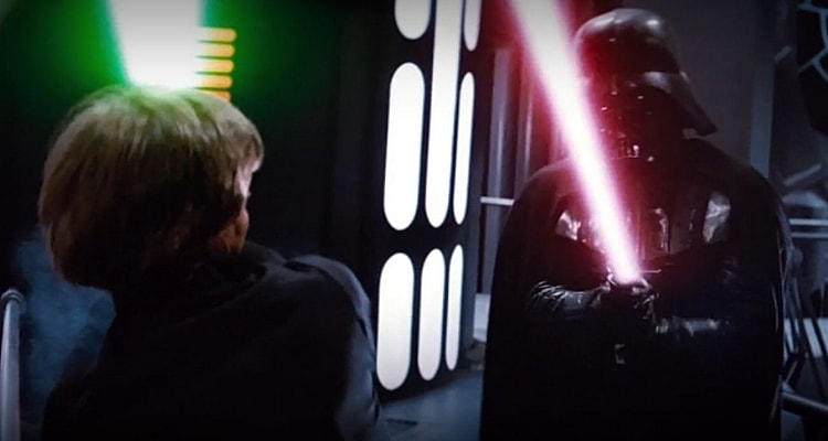 Darth Vader vs Luke Skywalker