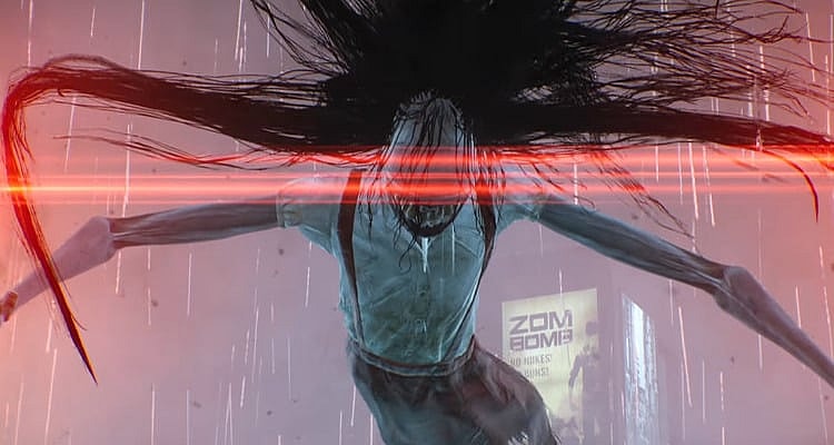 A ghost lashes out at Akito (Kensuke Nishi) in Ghostwire: Tokyo (2022), Bethesda Softworks