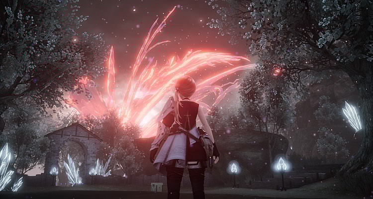 The player character strikes out on their own in Harvestella (2022), Square Enix