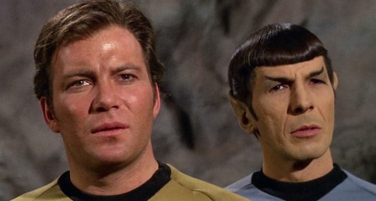 Captain Kirk and Spock