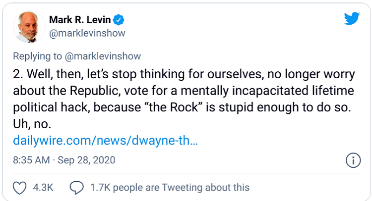 Mark Levin tweet-Rock 2