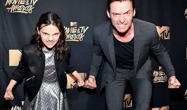 Hugh Jackman and Dafne Keen