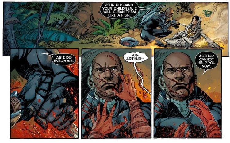 Black Manta and Sahina - DC Comics