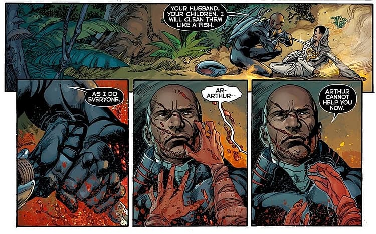 Black Manta and Sahina - DC Comics