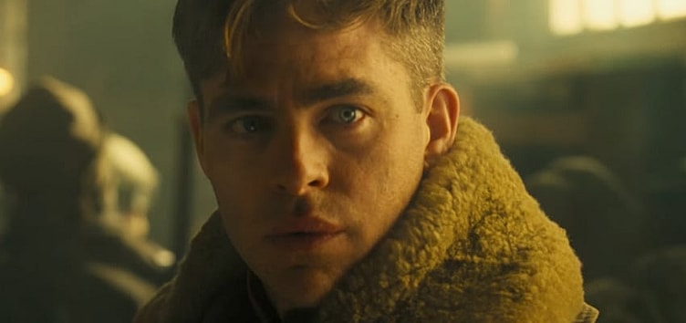 Chris Pine as Steve Trevor in "Wonder Woman" - Warner Bros.