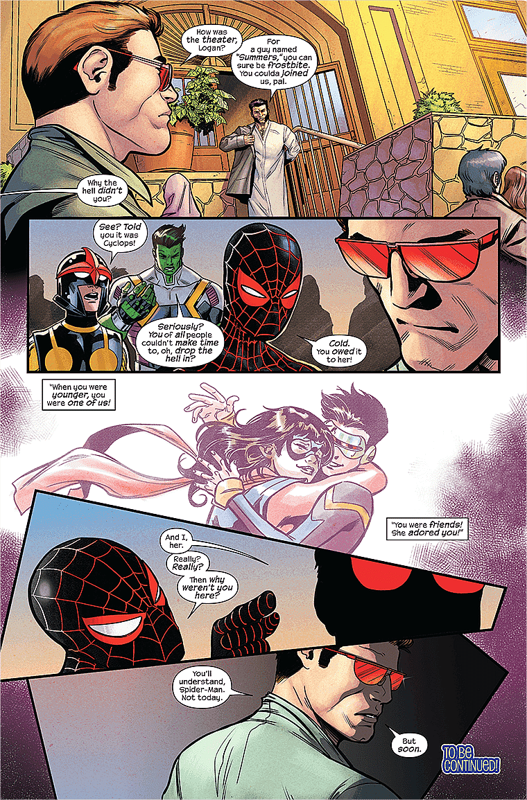 Cyclops teases Ms. Marvel's upcoming revival in Fallen Friend: The Death of Ms. Marvel (2023)