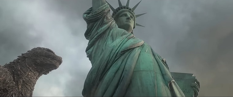 Gojira bypasses Ellis Island again in Godzilla Minus Zero (2026), Toho