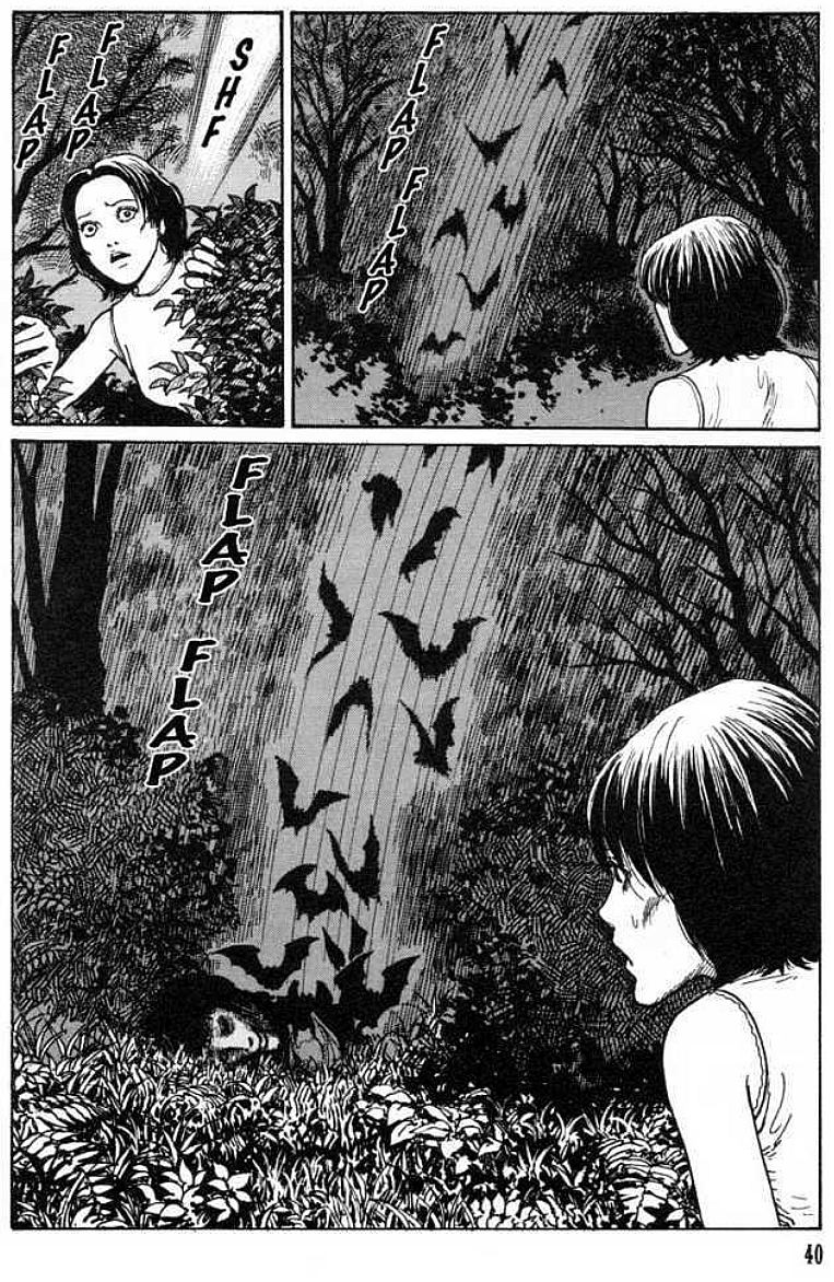 Nami encounters something strange in Voices in the Dark Vol. 1 Ch. 1 (2002), Nemuki, Junji Ito