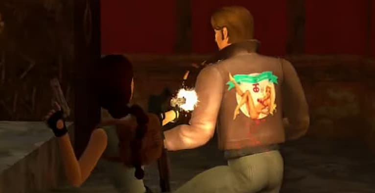 Pierre DuPont's censored jacket in Tomb Raider I-III Remastered (2023), Crystal Dynamics