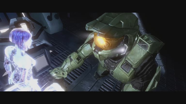 Master Chief and Cortana prepare for cryosleep in Halo 3 (2007), Bungie