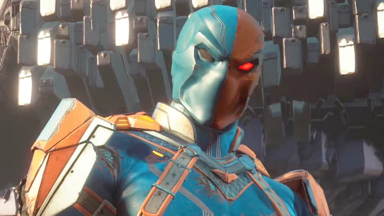 Deathstroke stands victorious over Brainiac in Suicide Squad: Kill the Justice League (2024)