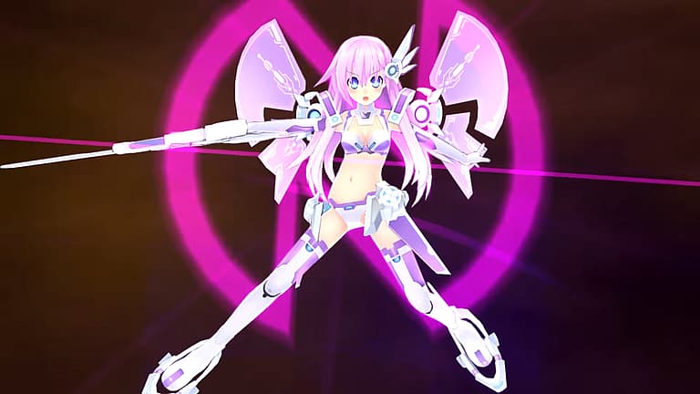 Nepgear (Yui Horie) unleashes her ultimate attack in Hyperdimension Neptunia Re;Birth 2: Sisters