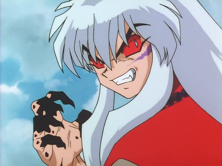 Inuyasha loses himself to his demon heritage in Inuyasha Episode 52 "The Demon's True Nature" (2001), Sunrise