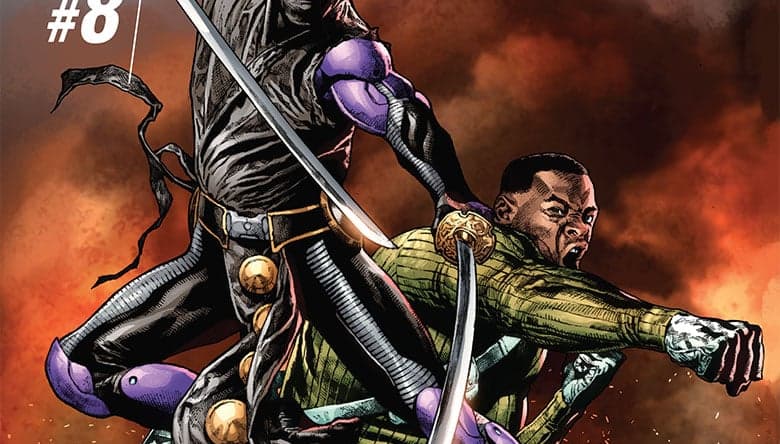 Ninjak #8 Cover by Mico Suayan