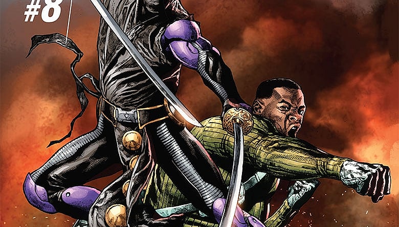 Ninjak #8 Cover by Mico Suayan